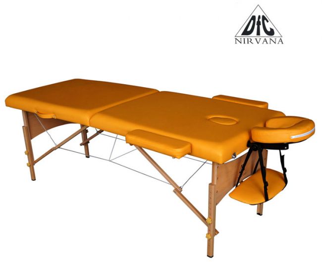 Складной массажный стол DFC Nirvana Relax Mustard