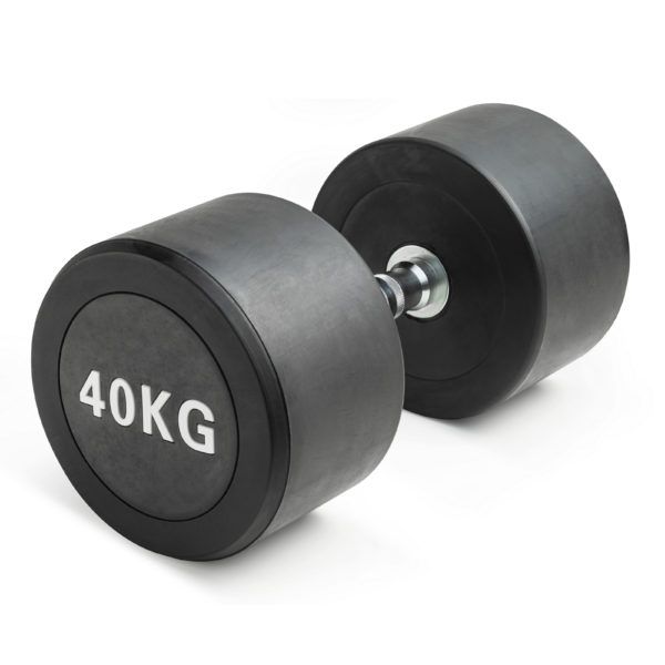 Гантель неразборная круглая VictoryFit (от 2,5 кг до 50 кг)