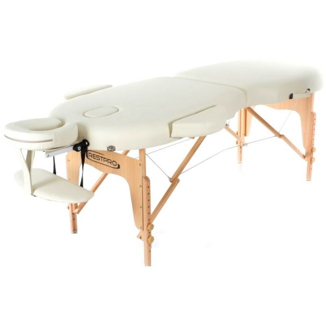 Складной массажный стол Restpro Vip Oval 2 Cream