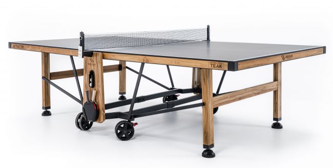 Теннисный стол влагостойкий Rasson Premium W-760 Teak Outdoor с сеткой и чехлом