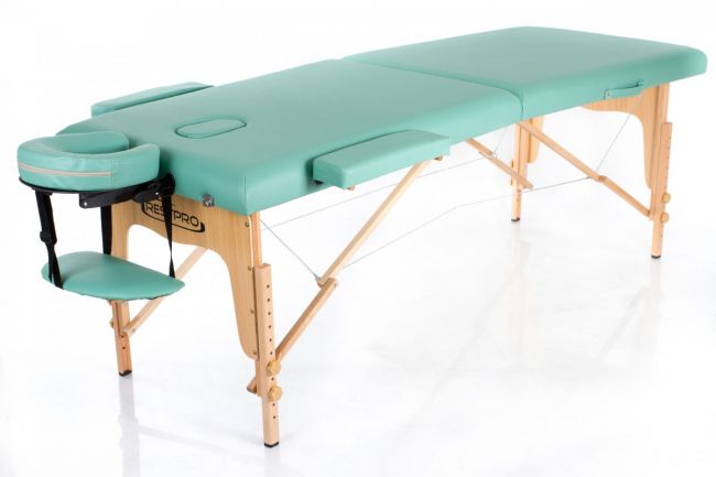 Складной массажный стол Restpro Classic 2 Blue-Green
